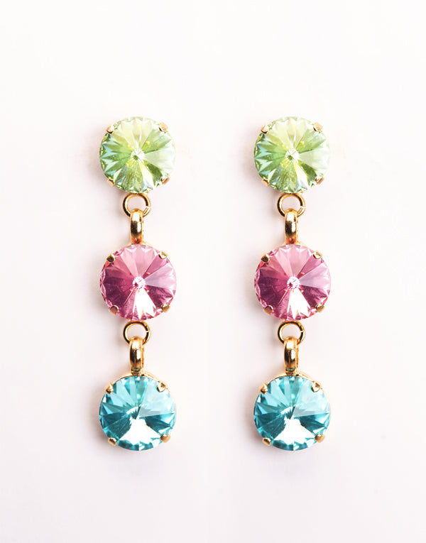 Tina Multicoloured Swarovski Earrings
