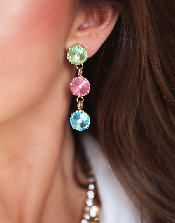 Tina Multicoloured Swarovski Earrings
